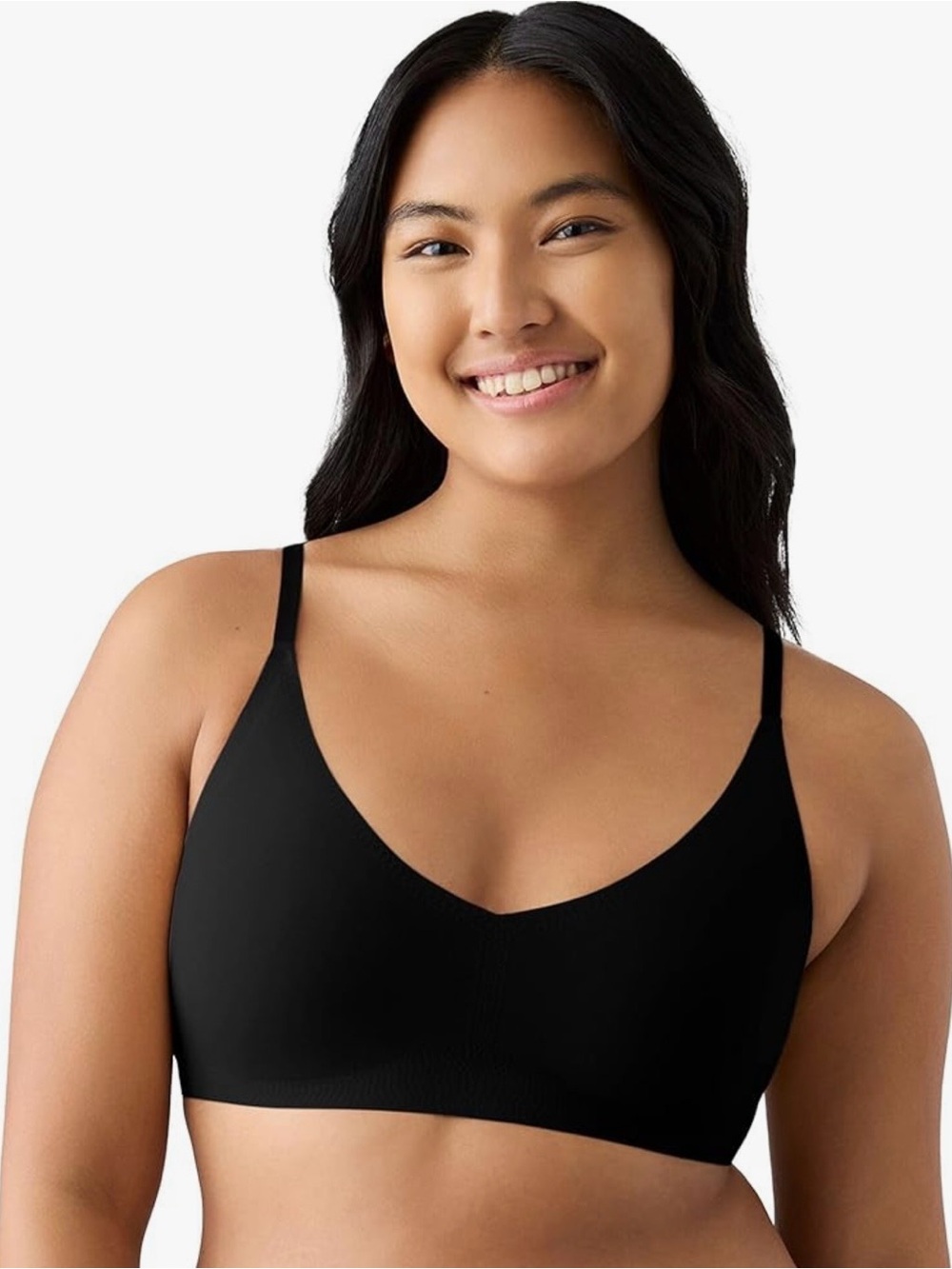 True & Co. Black Seamless Wireless Bralette